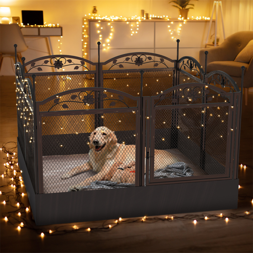 Detachable Dog Playpen Fence Puppy Kennel Cage with Waterproof Fertility Pad - The Grand Bazaar of Australia