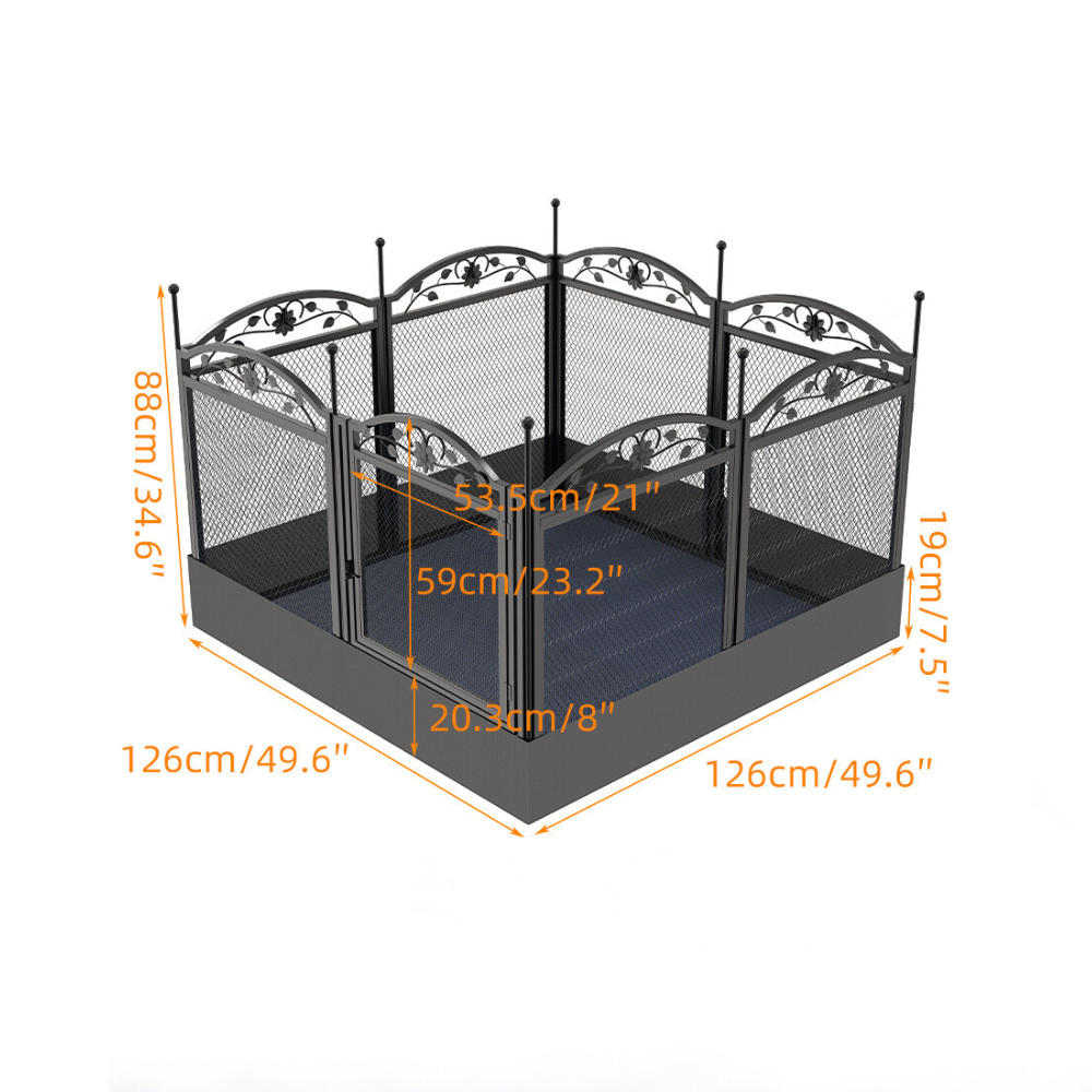 Detachable Dog Playpen Fence Puppy Kennel Cage with Waterproof Fertility Pad - The Grand Bazaar of Australia