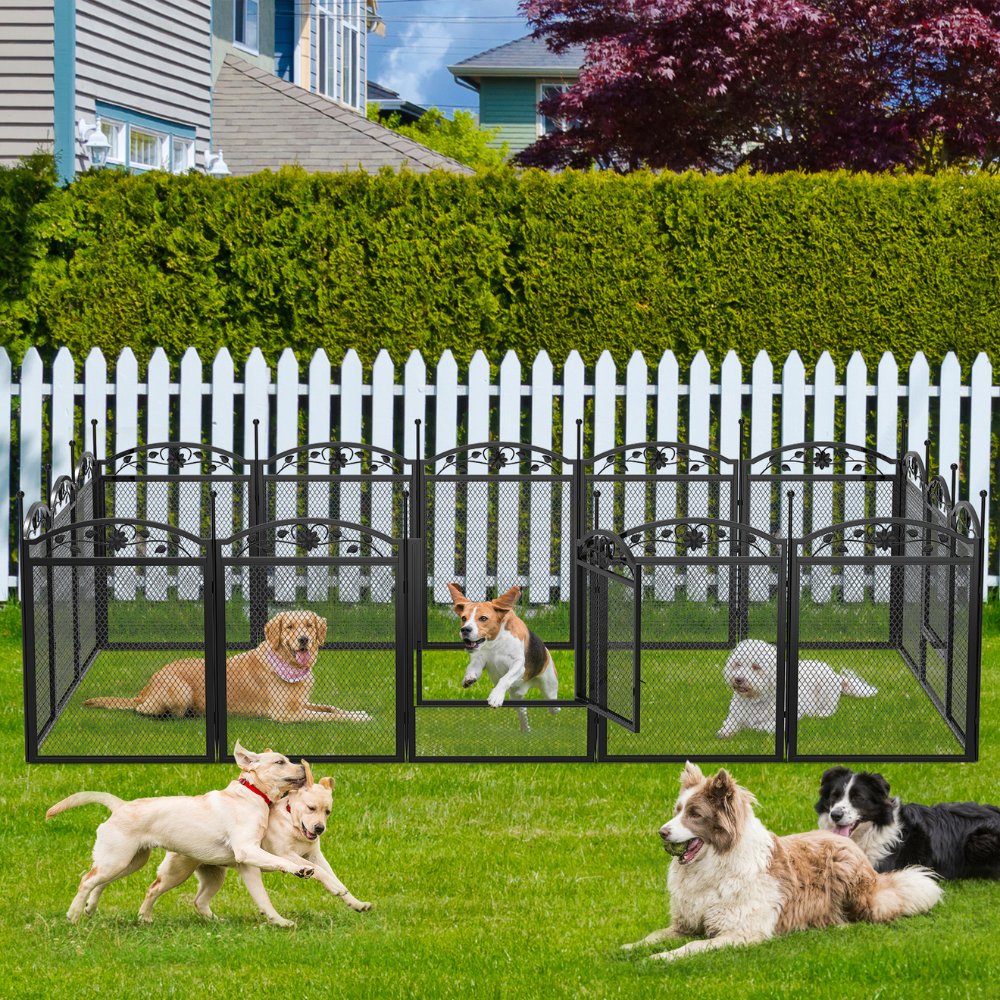 Detachable Dog Playpen Fence Puppy Kennel Cage with Waterproof Fertility Pad - The Grand Bazaar of Australia