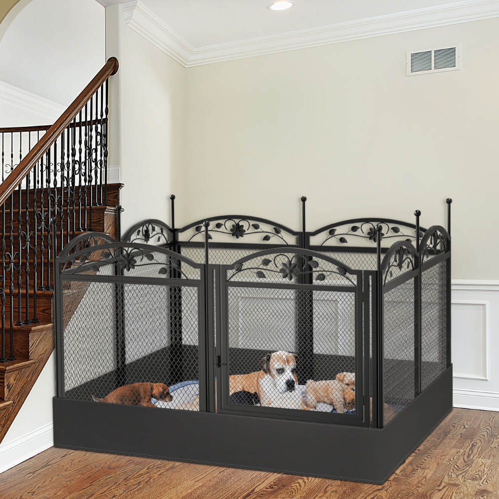 Detachable Dog Playpen Fence Puppy Kennel Cage with Waterproof Fertility Pad - The Grand Bazaar of Australia