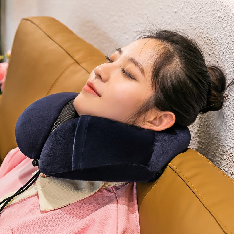 Soft Travel Pillow U Shaped Travel Memory Foam Neck Cushion - The Grand Bazaar of Australia