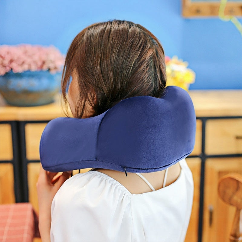 Soft Travel Pillow U Shaped Travel Memory Foam Neck Cushion - The Grand Bazaar of Australia