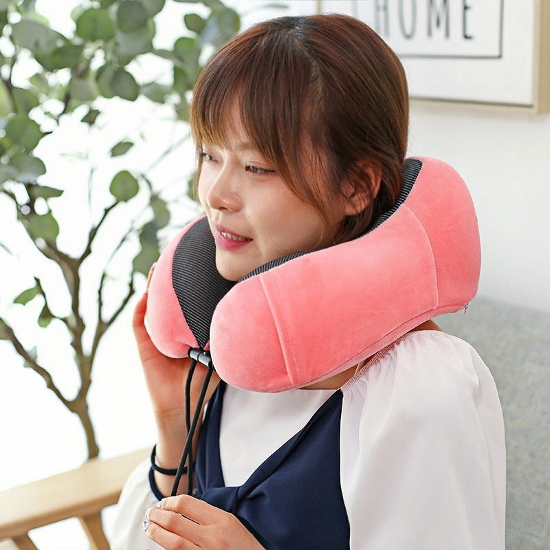 Soft Travel Pillow U Shaped Travel Memory Foam Neck Cushion - The Grand Bazaar of Australia