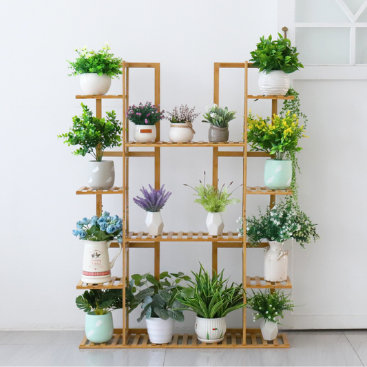 9 Tier Extra Large Bamboo Plant Stand - The Grand Bazaar of Australia