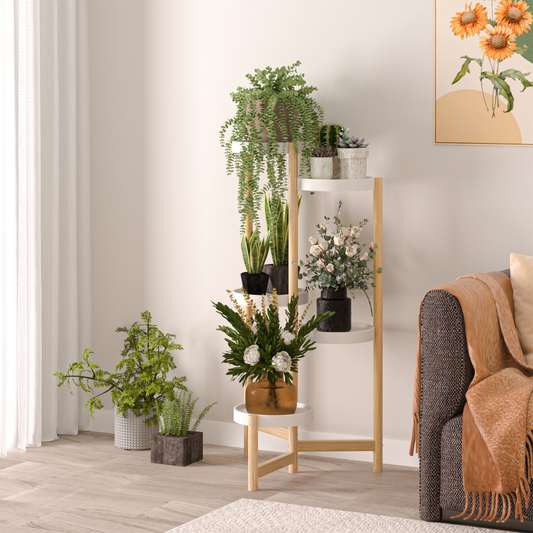 5 Tier Tall Corner Plant Stand Holder and Display Rack - The Grand Bazaar of Australia