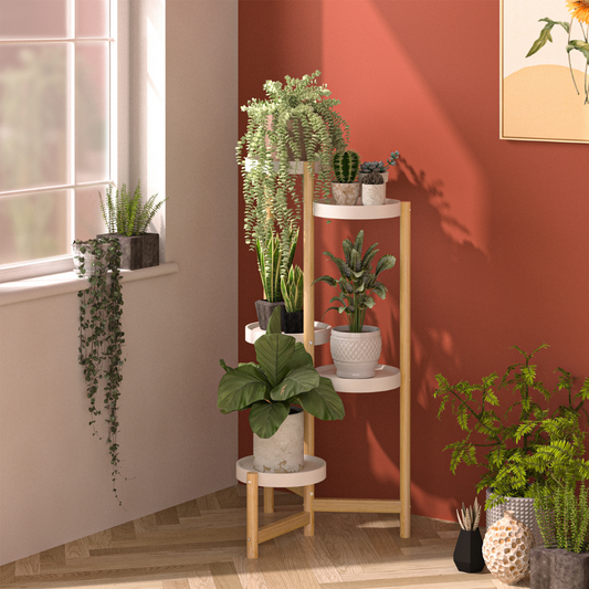 5 Tier Tall Corner Plant Stand Holder and Display Rack - The Grand Bazaar of Australia