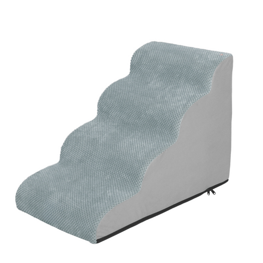 4-Tier Foam Dog Steps Pet Stairs Ramp for Beds and Couches - The Grand Bazaar of Australia