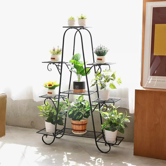9 Tier Metal Plant Shelf Stand Multilayer Potted Display Rack Patio - The Grand Bazaar of Australia