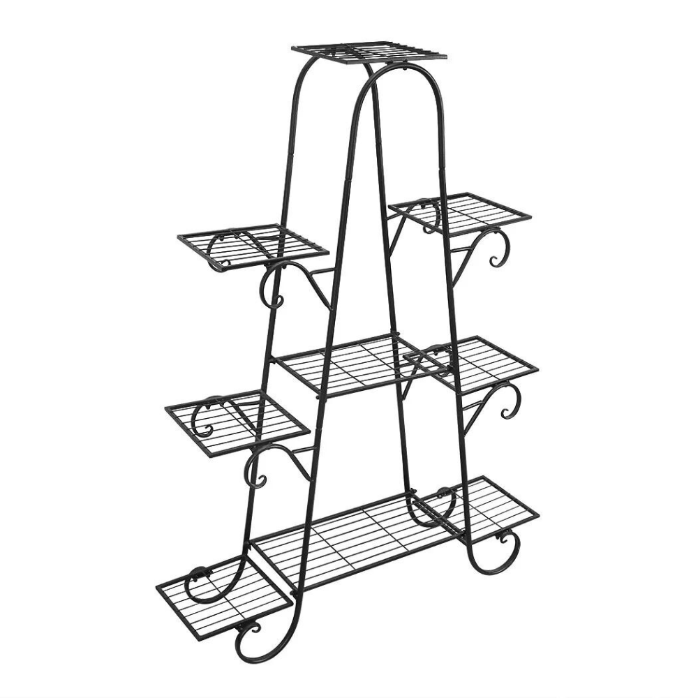 9 Tier Metal Plant Shelf Stand Multilayer Potted Display Rack Patio - The Grand Bazaar of Australia