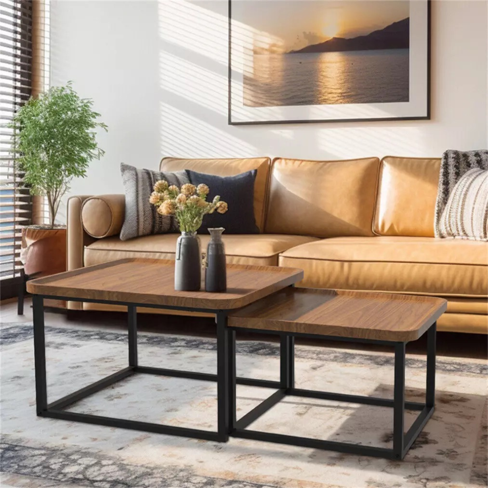 Modern Irregular Drop-shaped Coffee Table Set - The Grand Bazaar of Australia