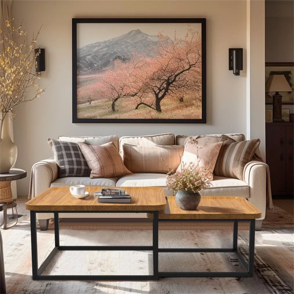 Modern Irregular Drop-shaped Coffee Table Set - The Grand Bazaar of Australia