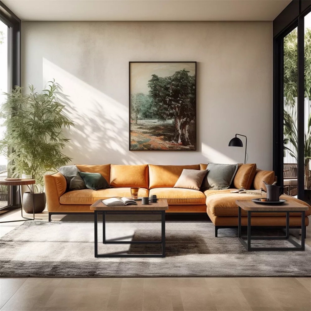 Modern Irregular Drop-shaped Coffee Table Set - The Grand Bazaar of Australia