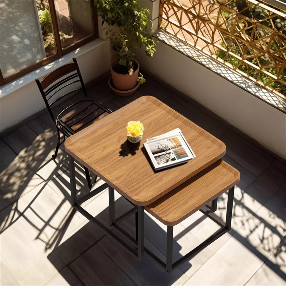 Modern Irregular Drop-shaped Coffee Table Set - The Grand Bazaar of Australia