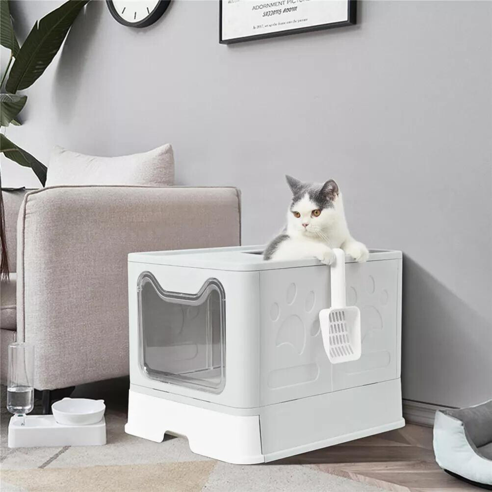 Tidy Cat Litter Box Enclosure with Portable Scoop Drawer - The Grand Bazaar of Australia