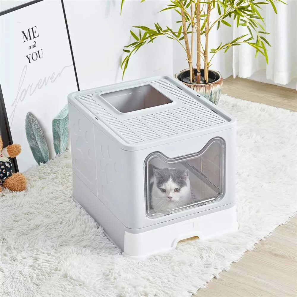 Tidy Cat Litter Box Enclosure with Portable Scoop Drawer - The Grand Bazaar of Australia