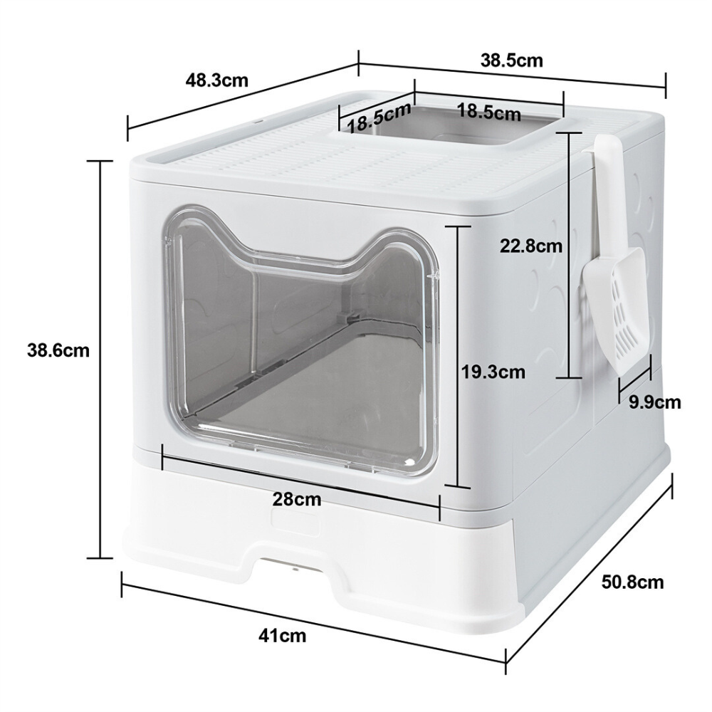 Tidy Cat Litter Box Enclosure with Portable Scoop Drawer - The Grand Bazaar of Australia