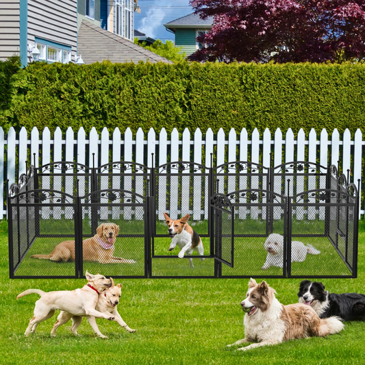 8-Panel DIY Heavy Duty Dog Playpen with Waterproof Pad - The Grand Bazaar of Australia