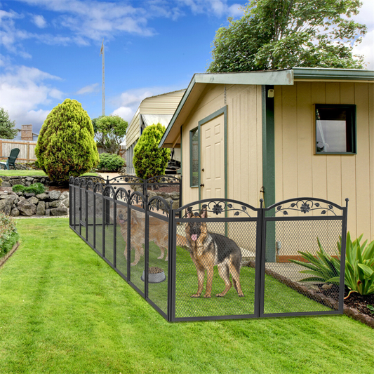 8-Panel DIY Heavy Duty Dog Playpen with Waterproof Pad - The Grand Bazaar of Australia