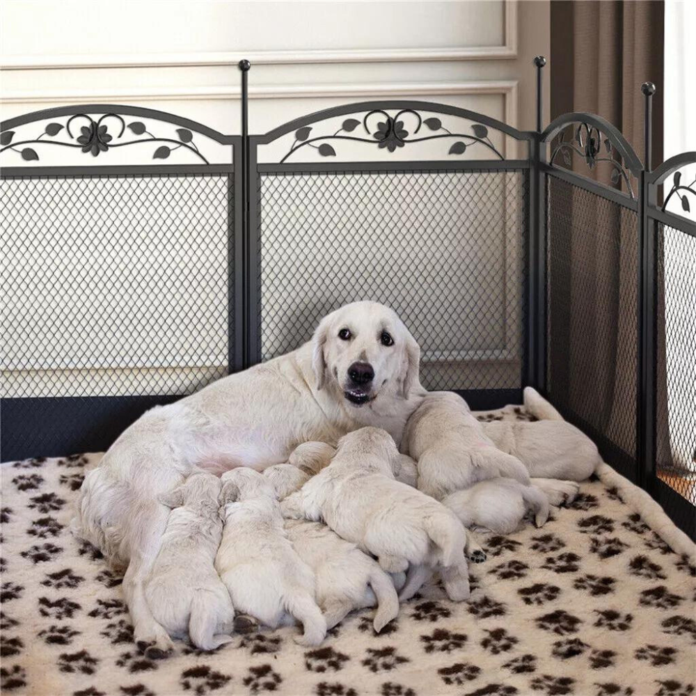 8-Panel DIY Heavy Duty Dog Playpen with Waterproof Pad - The Grand Bazaar of Australia