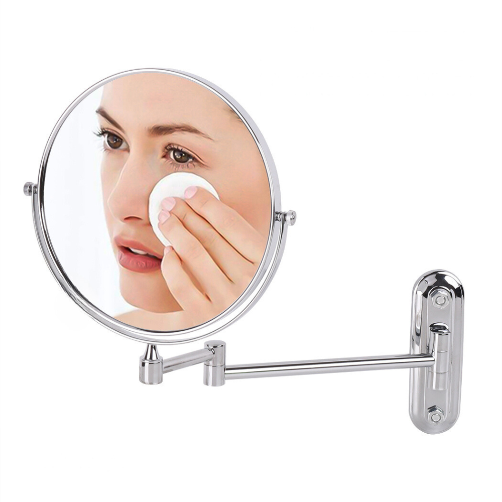Double-Sided 5X/10X Magnifying Makeup Mirror with Swivel Arm for Optimal Viewing Angle - The Grand Bazaar of Australia
