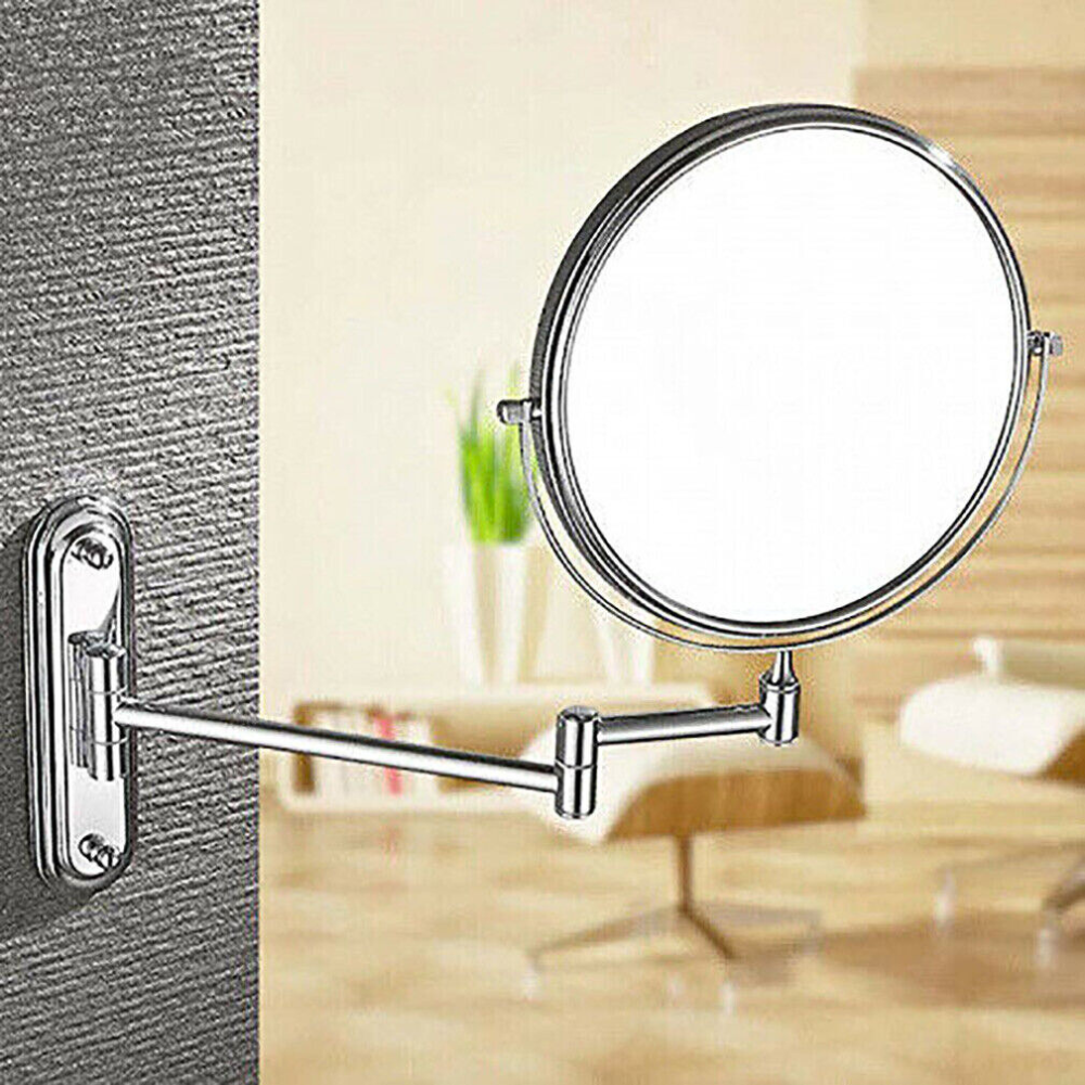 Double-Sided 5X/10X Magnifying Makeup Mirror with Swivel Arm for Optimal Viewing Angle - The Grand Bazaar of Australia
