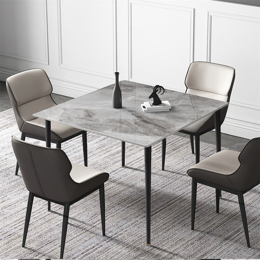 Square Marble Dining Table- Perfect for Restaurants, Kitchens, Cafes and Shops - The Grand Bazaar of Australia