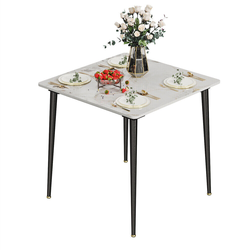 Square Marble Dining Table- Perfect for Restaurants, Kitchens, Cafes and Shops - The Grand Bazaar of Australia