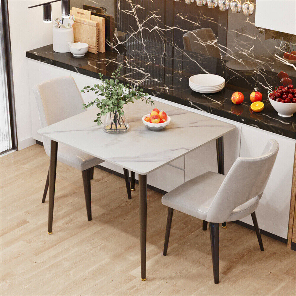 Square Marble Dining Table- Perfect for Restaurants, Kitchens, Cafes and Shops - The Grand Bazaar of Australia