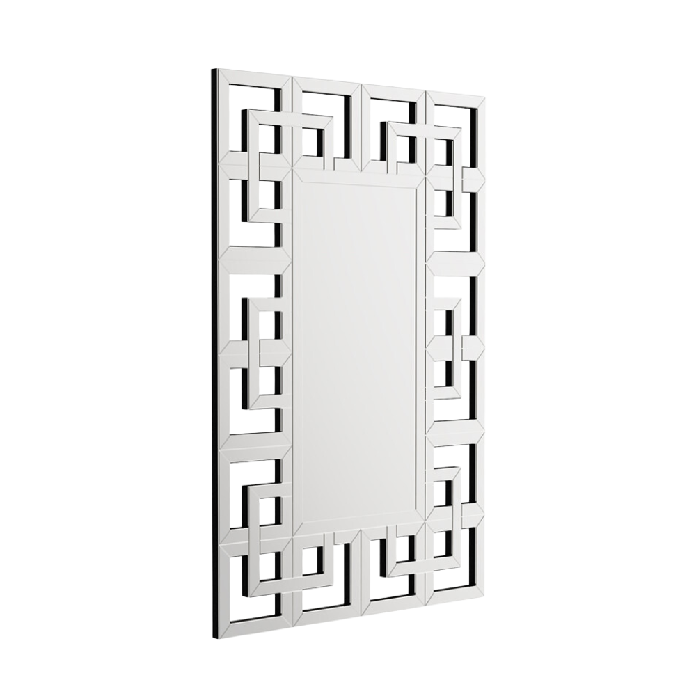 Decor Art Wall Mirror Living Room Bathroom Vanity Mirror Silver - The Grand Bazaar of Australia
