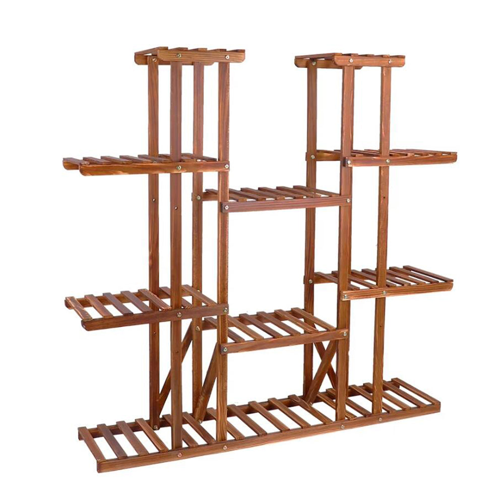 16 Potted Wood Flower Rack Plant Display Storage Shelves - The Grand Bazaar of Australia