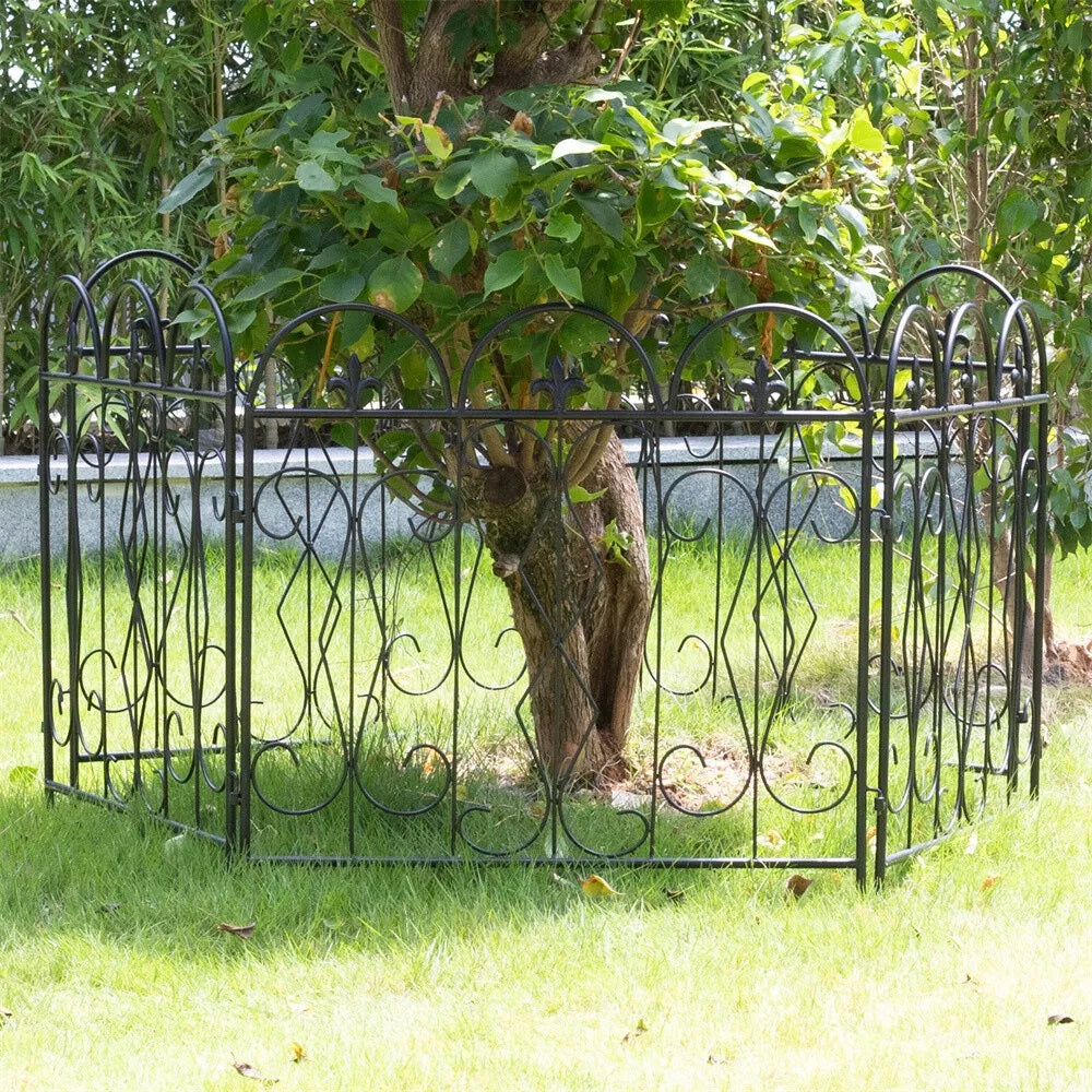 5pcs Outdoor Rustproof Landscape Border Folding Patio Fences - The Grand Bazaar of Australia