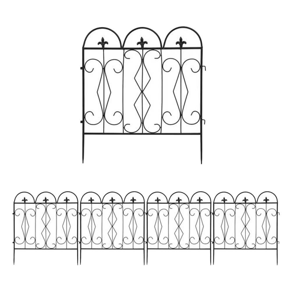 5pcs Outdoor Rustproof Landscape Border Folding Patio Fences - The Grand Bazaar of Australia