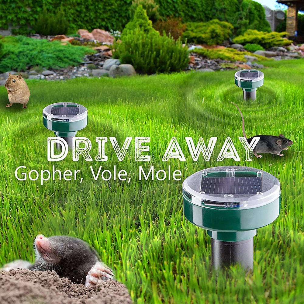 4 Pcs Solar Ultrasonic Electronic Mouse Snake Insect Repeller - The Grand Bazaar of Australia