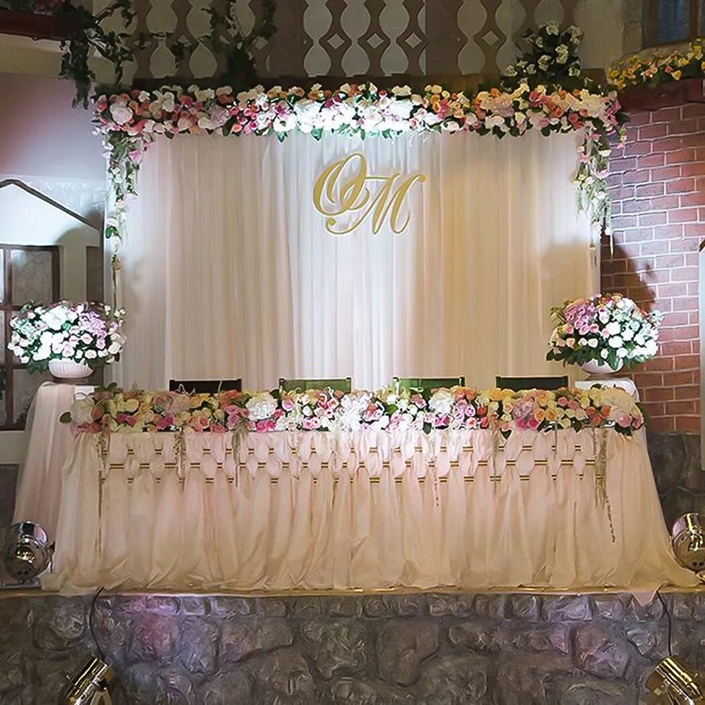 10ft White Pleated Decoration Wedding Photography Backdrop Curtain - The Grand Bazaar of Australia