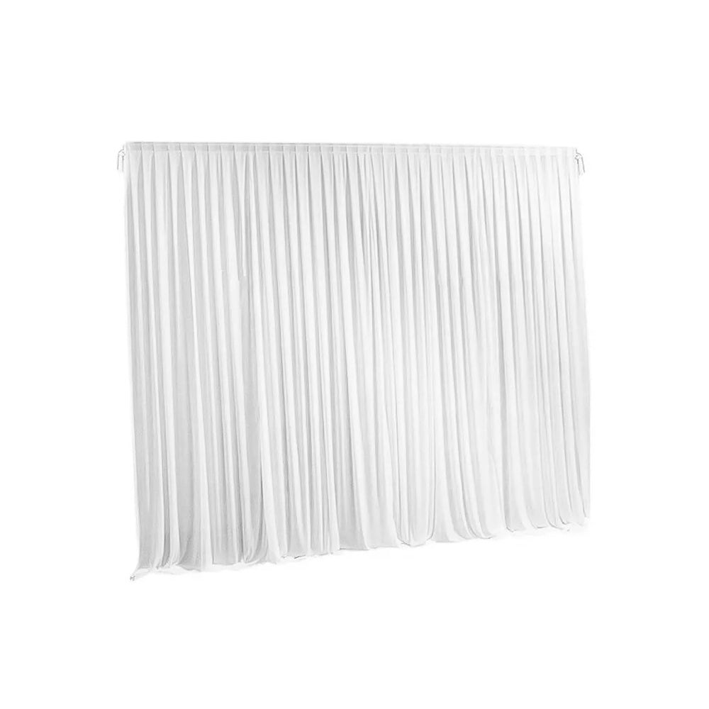 10ft White Pleated Decoration Wedding Photography Backdrop Curtain - The Grand Bazaar of Australia