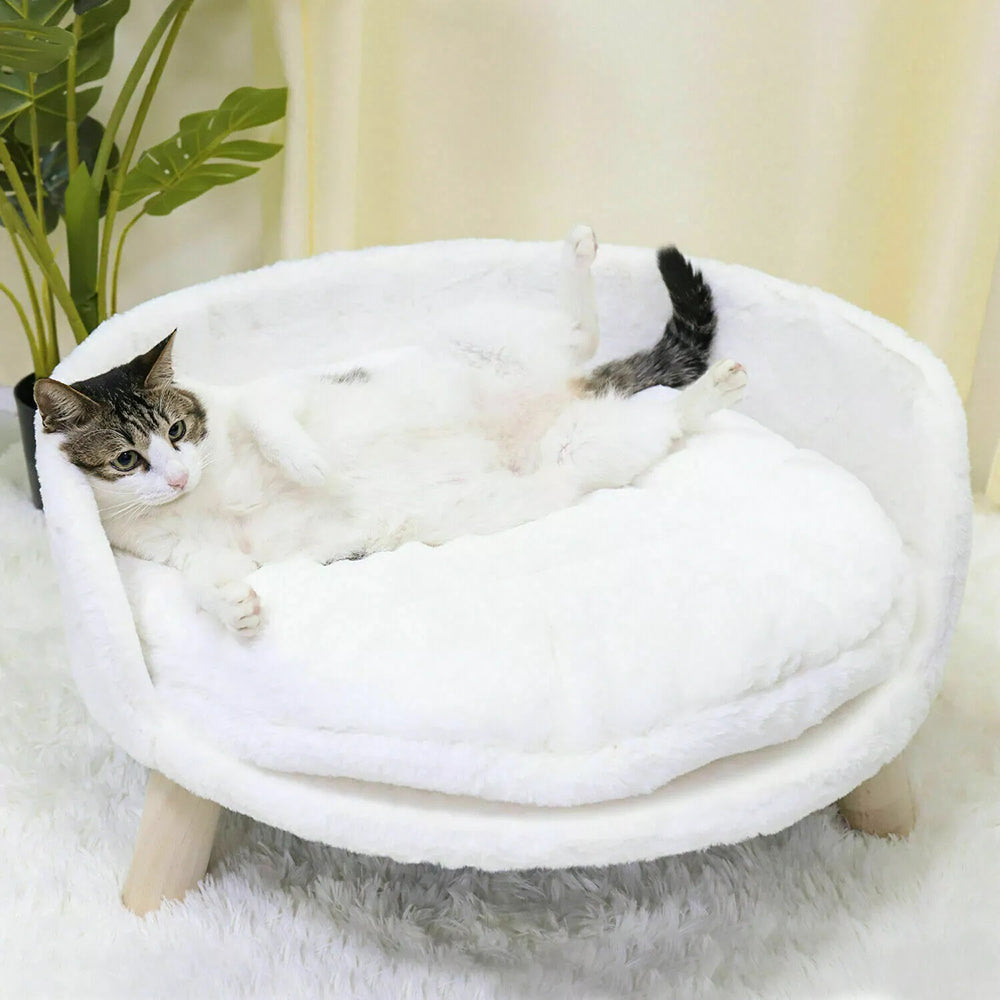 Pet Sofa Bed Raised Cat Chair with Removable Cushion - The Grand Bazaar of Australia