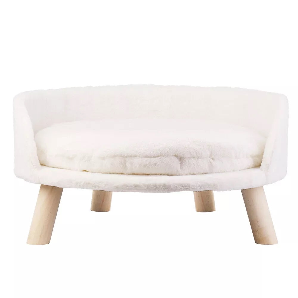 Pet Sofa Bed Raised Cat Chair with Removable Cushion - The Grand Bazaar of Australia
