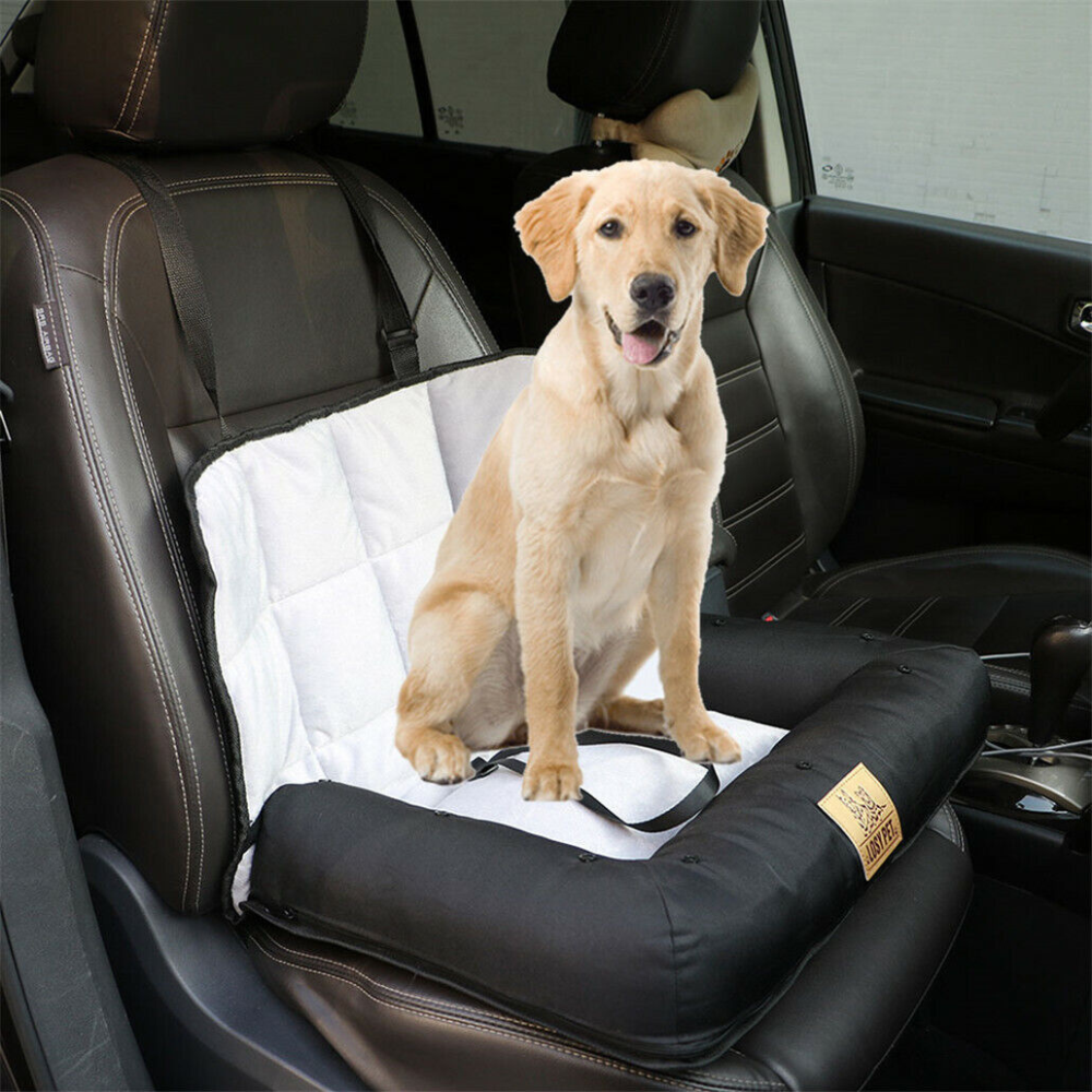 Car Seat Bed Waterproof Pet Cushion Mat with Removable Cover and Safety Belt - The Grand Bazaar of Australia