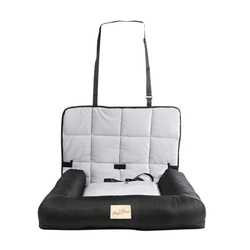 Car Seat Bed Waterproof Pet Cushion Mat with Removable Cover and Safety Belt - The Grand Bazaar of Australia