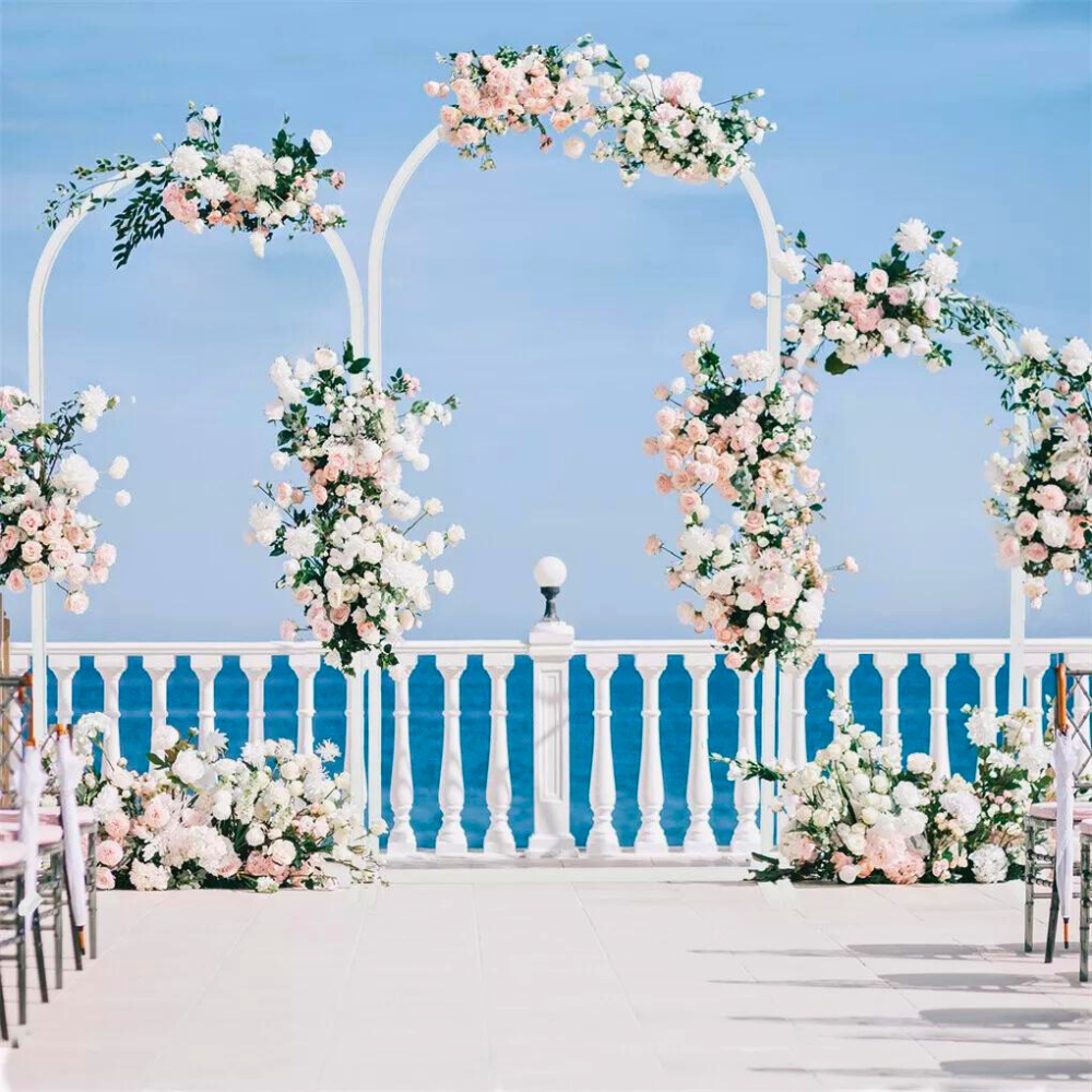 Set of 3 Wedding Metal Backdrop Arch Balloon Frame - The Grand Bazaar of Australia
