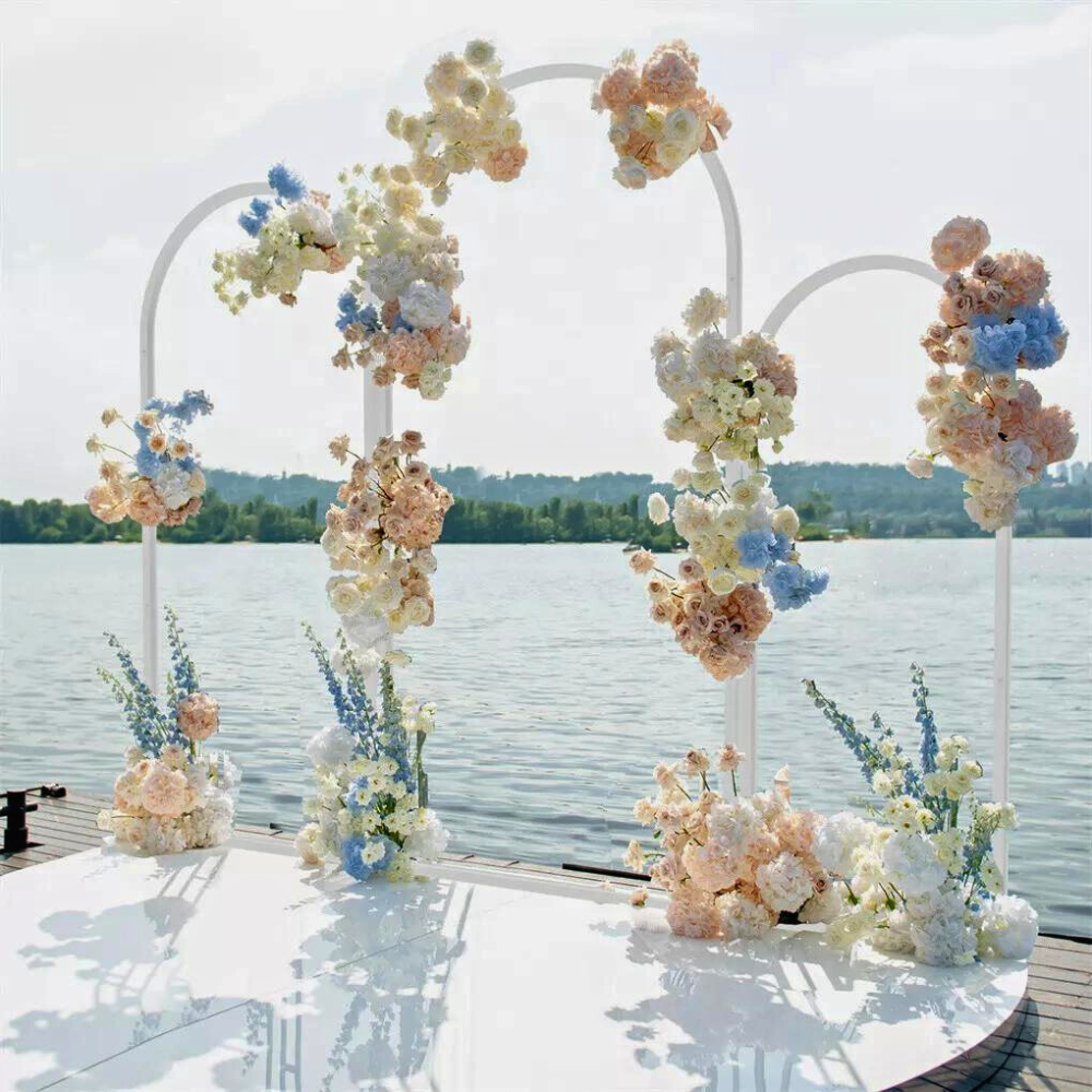 Set of 3 Wedding Metal Backdrop Arch Balloon Frame - The Grand Bazaar of Australia