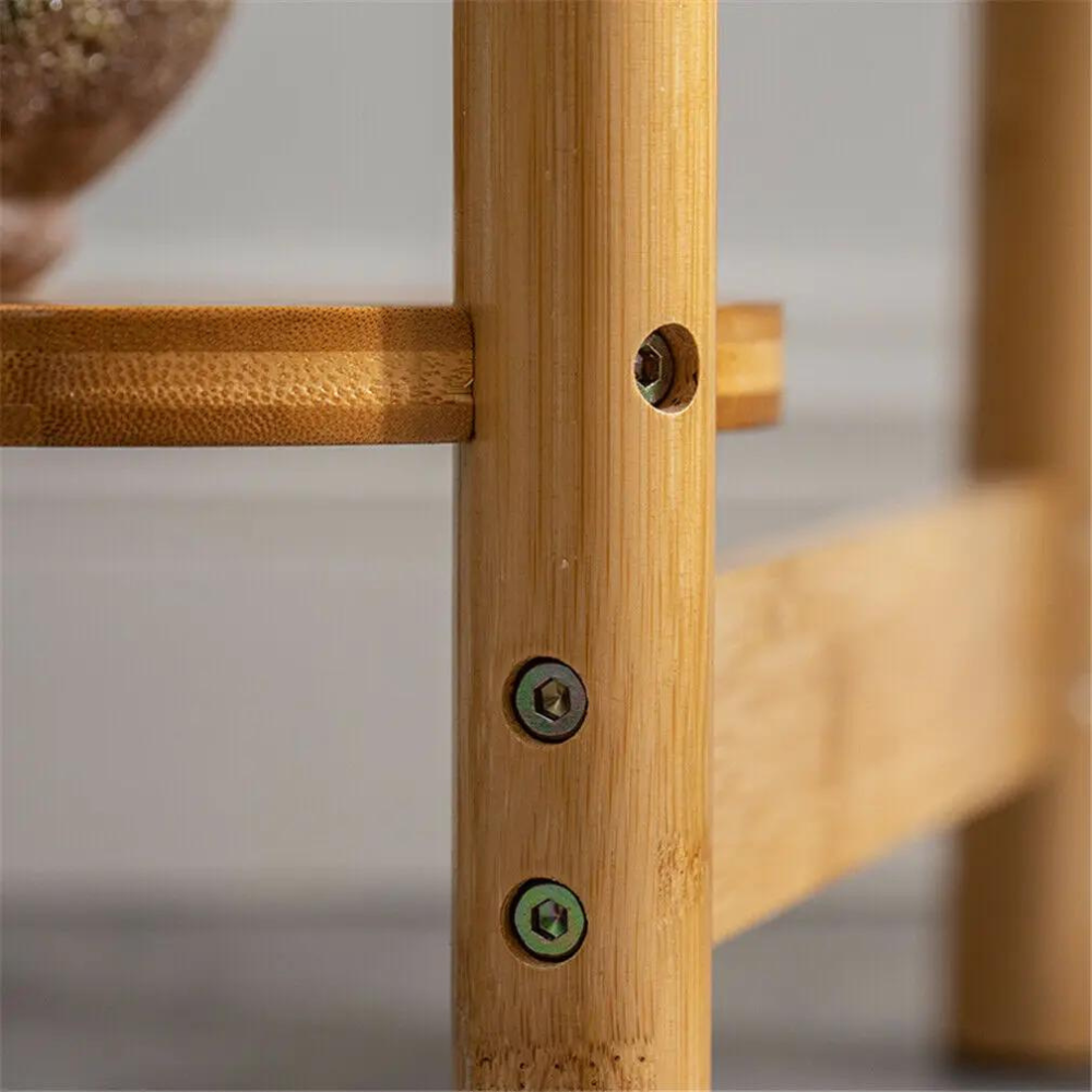 3 Tier Bamboo Tall Corner Plant Rack Planter Stand Flower Pot Holder - The Grand Bazaar of Australia