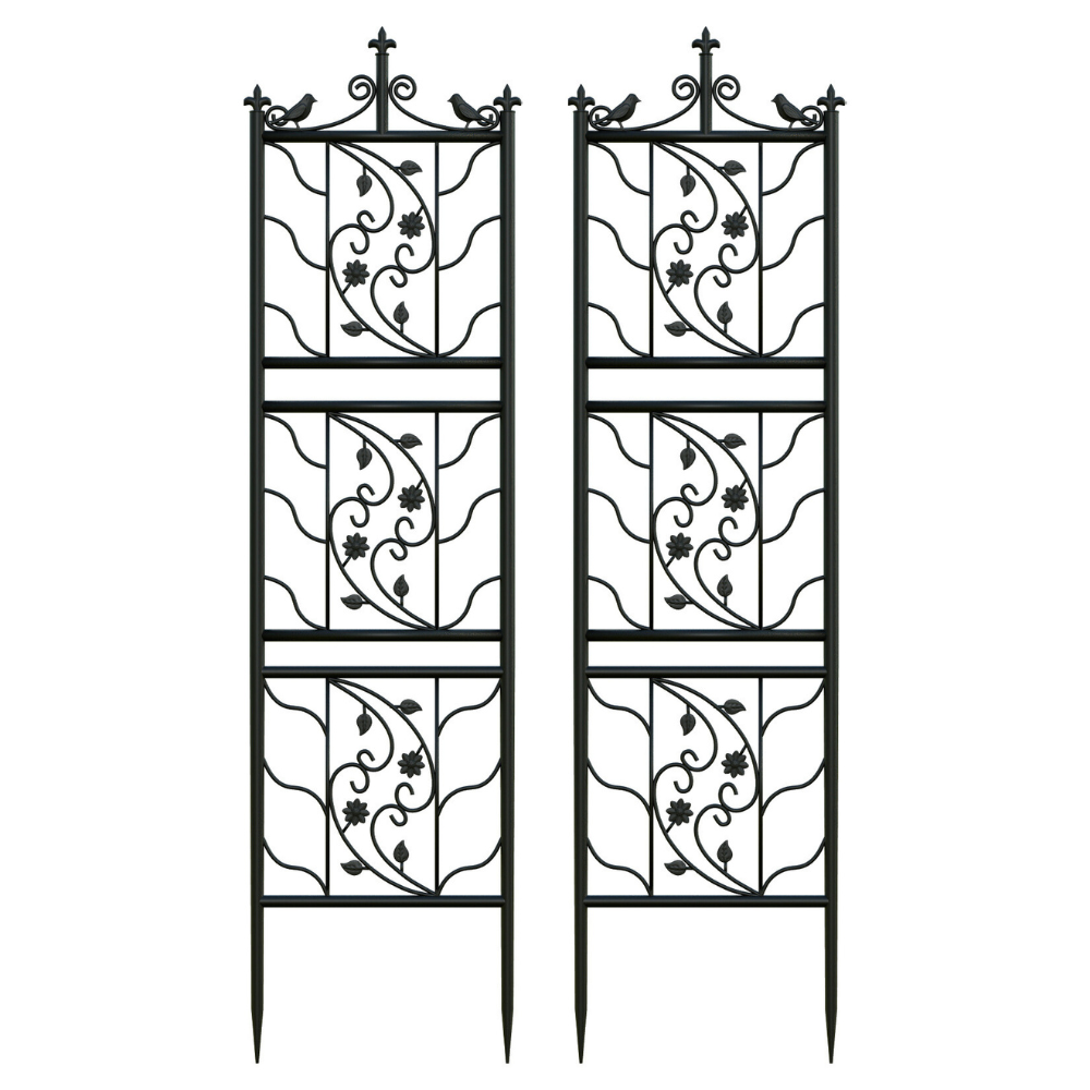 Metal Garden Trellis Tall Plant Climbing Lattice Fence - The Grand Bazaar of Australia