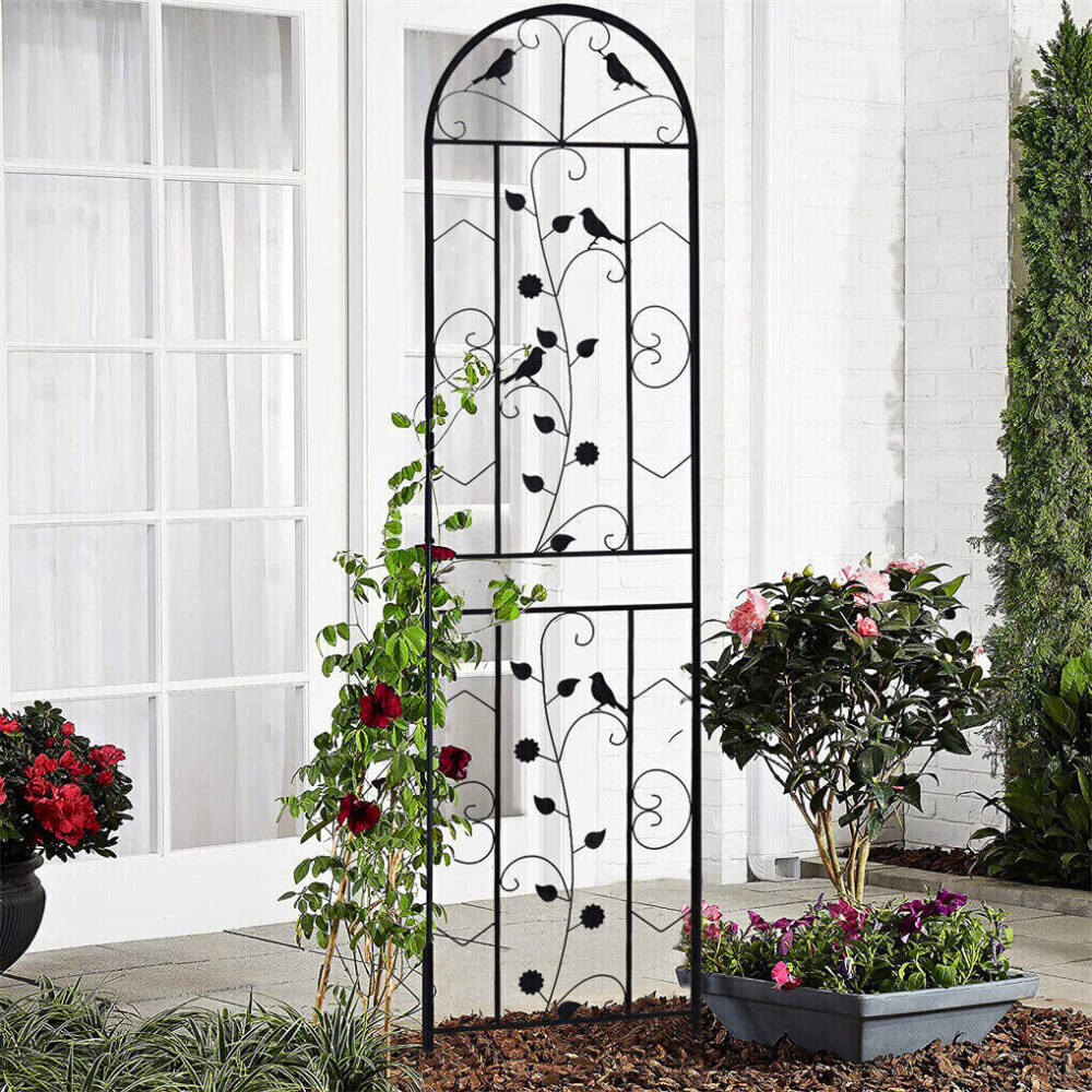 2 Pack Garden Trellis Patio Metal Wire Lattices Grid Panels for Climbing Plants - The Grand Bazaar of Australia