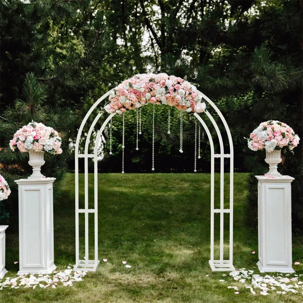 Metal Backdrop Arch Stand Wedding Bridal Garden - The Grand Bazaar of Australia