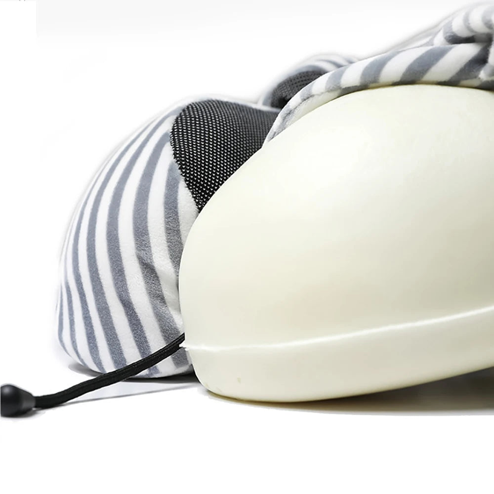 Soft Travel Pillow U Shaped Travel Memory Foam Neck Cushion - The Grand Bazaar of Australia