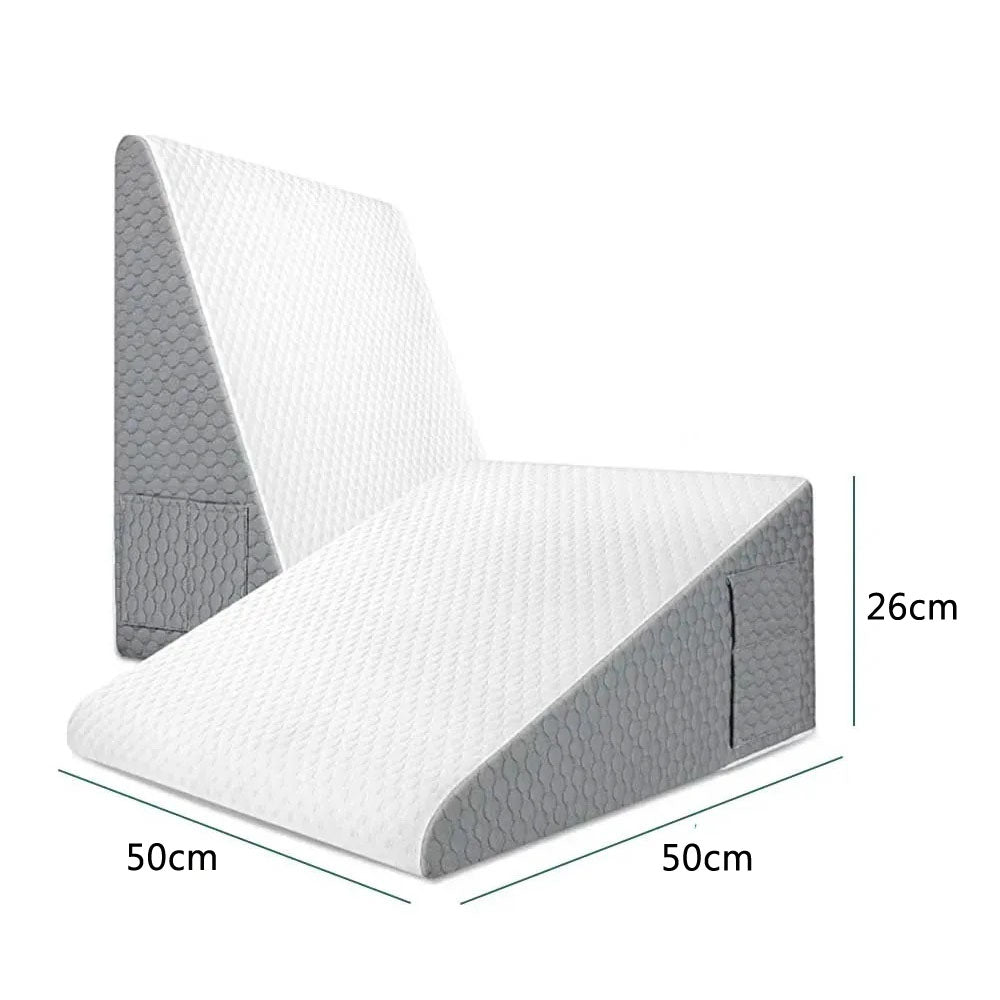 Foam Wedge Pillow Triangle Elevated Pillow - The Grand Bazaar of Australia