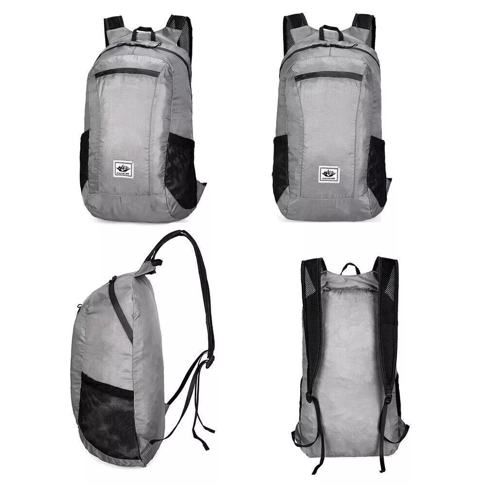 Outdoor Hiking Bag 20L Lightweight Foldable Waterproof Ultralight Backpack - The Grand Bazaar of Australia