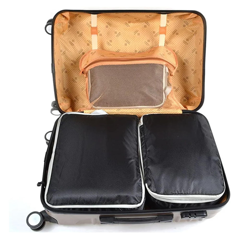 3Pcs Compressible Travel Storage Bag Suitcase Packing Cubes - The Grand Bazaar of Australia