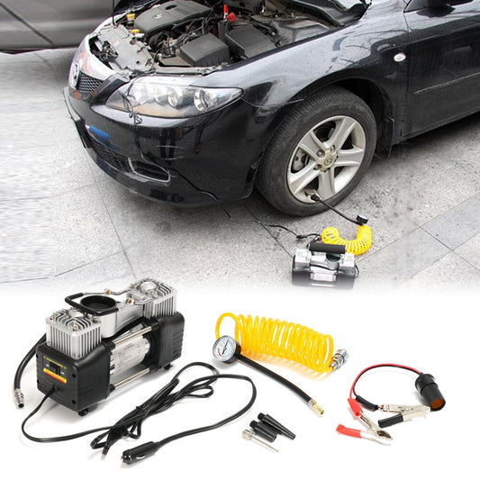 12V 150PSI Car Air Compressor Portable Tyre Deflator Inflator Pump 4WD Car Truck - The Grand Bazaar of Australia